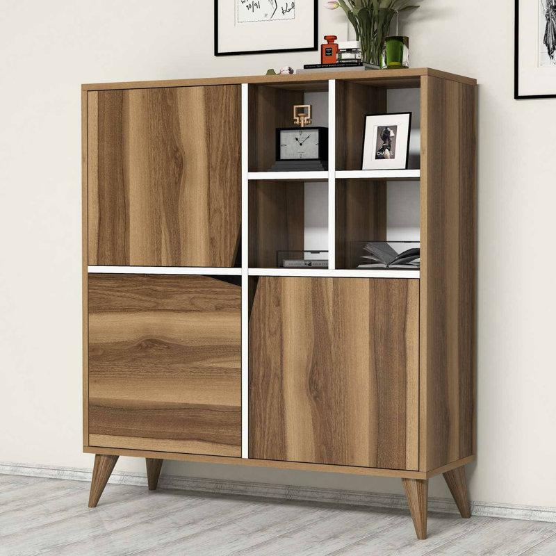 Quinto 115cm H x 100cm W Bookcase