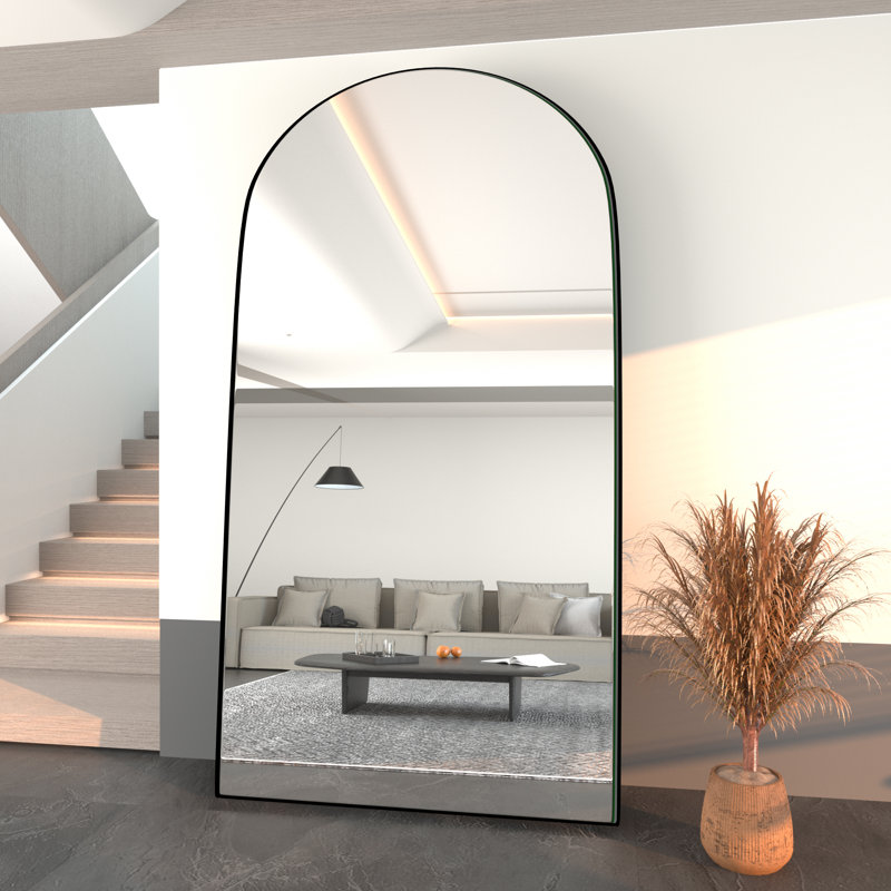 Miroir sur pied pleine longueur Classic, Noir, H 71 po x l 32 po