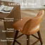 Tabouret de bar pivotant en similicuir Bisto-1251283862-1251283871
