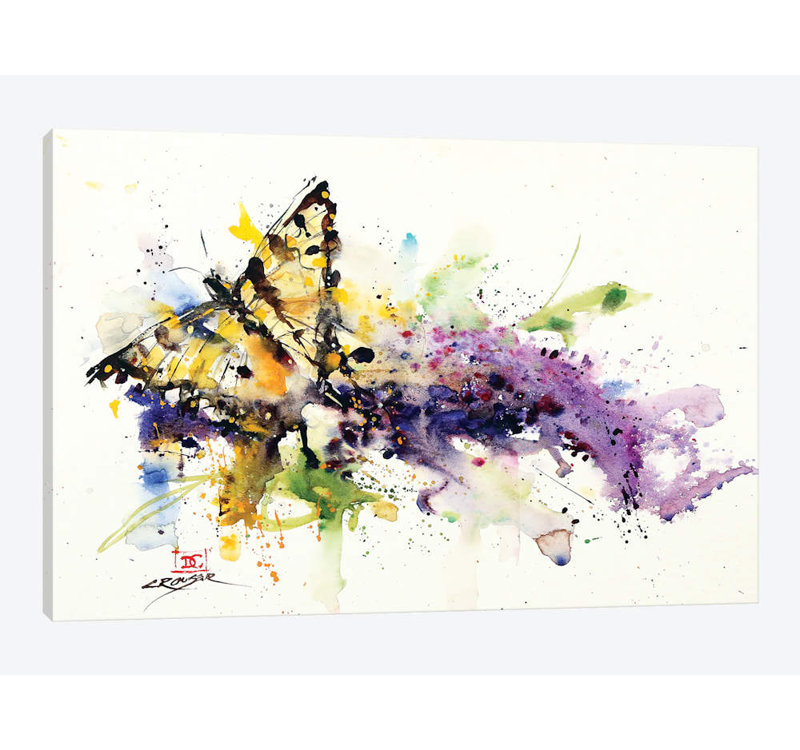 « indulgence » par dean crouser,, reproduction d’impression sur toile tendue, H 8 po x l 12 po x P 0,75 po, Pas de tapis