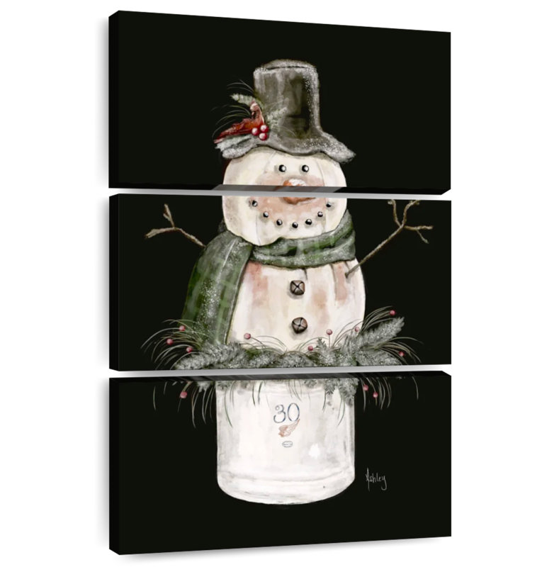Bonhomme de neige Lelend dans un pot, H 38 po x l 24 po