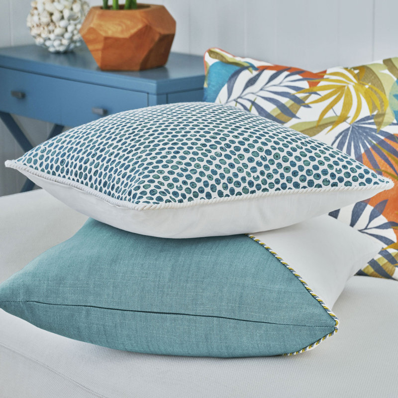 Kona Pillow Cover & Insert, Square 20", Knuffle Peacock