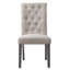 Chaise rembourrée (ensemble de 2)