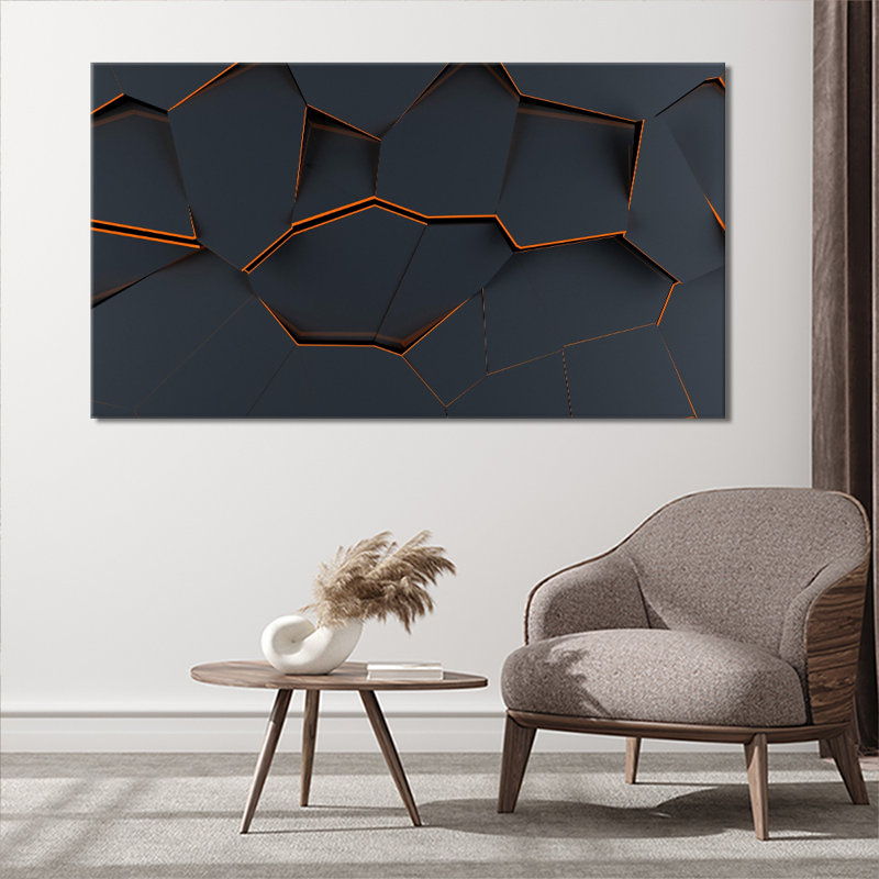 Division - Wrapped Canvas Print, 31cm H x 51cm W x 2cm D