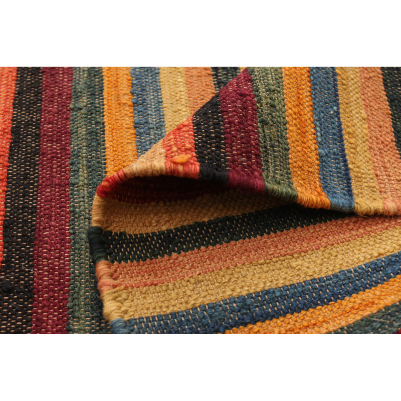 Gene Wool Striped Indoor Rug