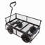 (Chariot de chariot à roues solide noir)-125514643