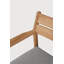 Jack Outdoor Teak Dining Armchair-1998580685