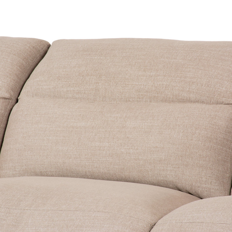 Radley Power Reclining Sofa, Crypton Nomad Taupe Polyester Blend