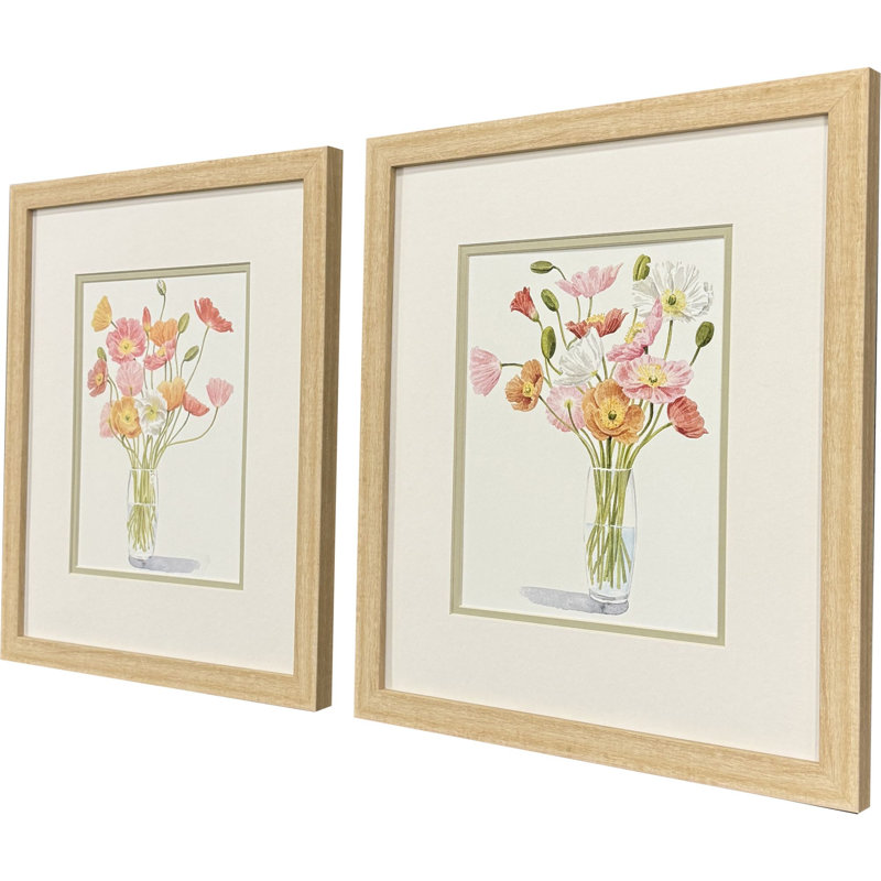 Wiry Poppies Framed Art
