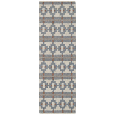 Tapis rectangulaire en laine Elsey