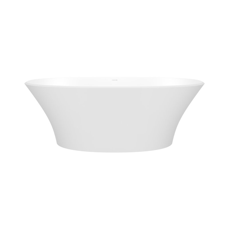 Ionian 67" x 32" Freestanding Soaking Bathtub With Void, White