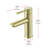 Mia Single-Hole Single-handle Bathroom Faucet-95236190
