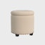 Mayen 19" Wide Round Storage Ottoman-1145765803