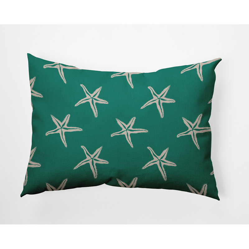 Geometric Reversible Throw Pillow, Green