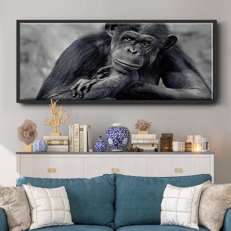 Captivated- Framed Canvas, 20" H x 50" W