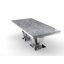 Table de salle à manger 78 "avec base en miroir en métal -83197526-83197525