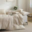 Ensemble de housse de couette en jacquard de coton et lin texturé-127356654