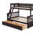 Twin Over Full Bunk Bed With Drawers-1382213414