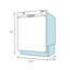 KUCHT Professional 24 in. Top Control Dishwasher in Stainless Steel with Stainless Steel Tub and Multiple Filter System