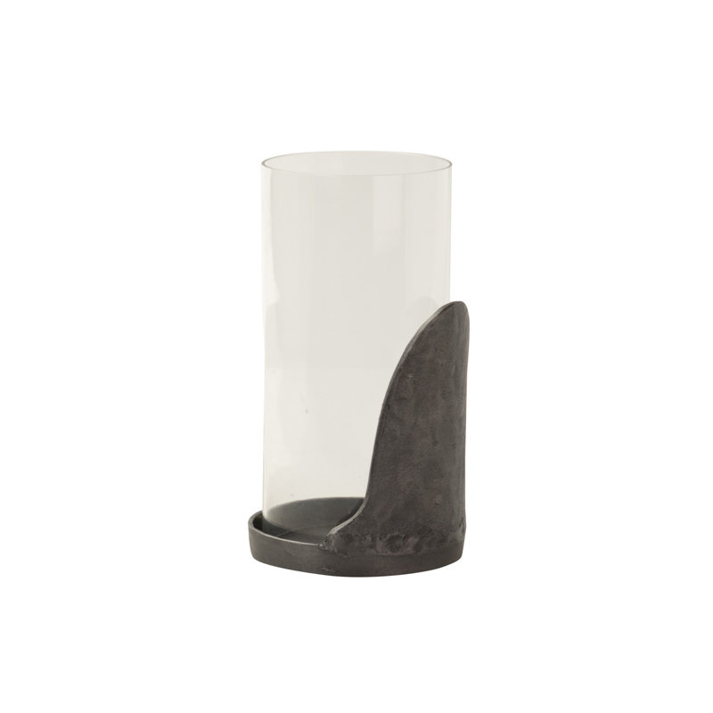 Tabletop Candlestick, Black, 26cm H x 14cm W x 14cm D