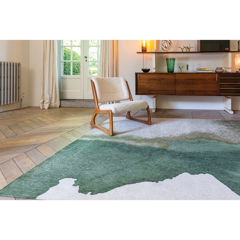 Abstract Recycled P.E.T Area Rug, Round 140cm