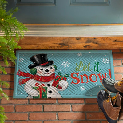 Heartfelt Cheer Snowman Embossed Mat