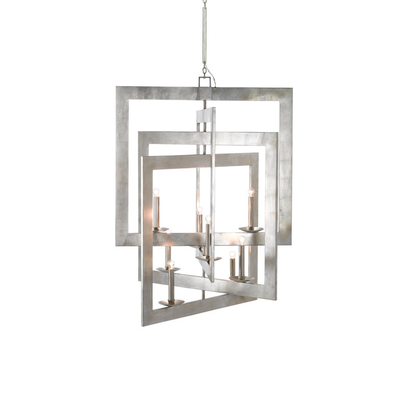 Lustre géométrique 8 lumières unique/à l’état