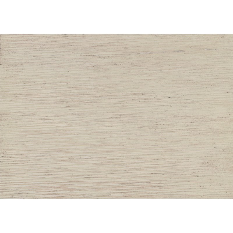 Chaises à hauteur de comptoir en bois blanc antique - Tissu texturé rembourré, style transitionnel pour salle à manger