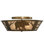 Rustic Lodge 4 - Light Semi Flush Mount