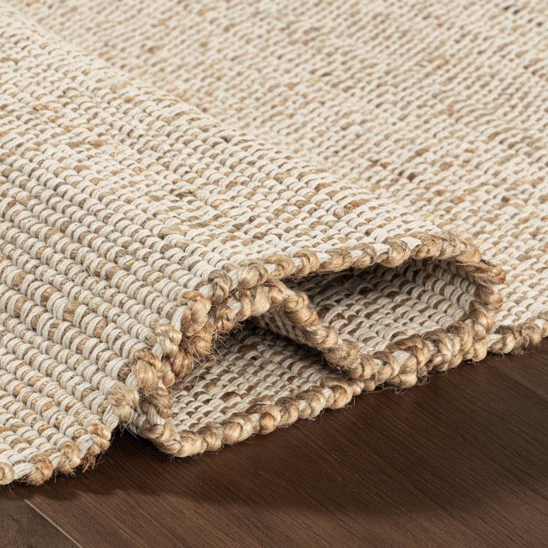 Tapis en jute et coton Helton Farmhouse, Rectangle 8 pi 6 po x 11 pi 6 po