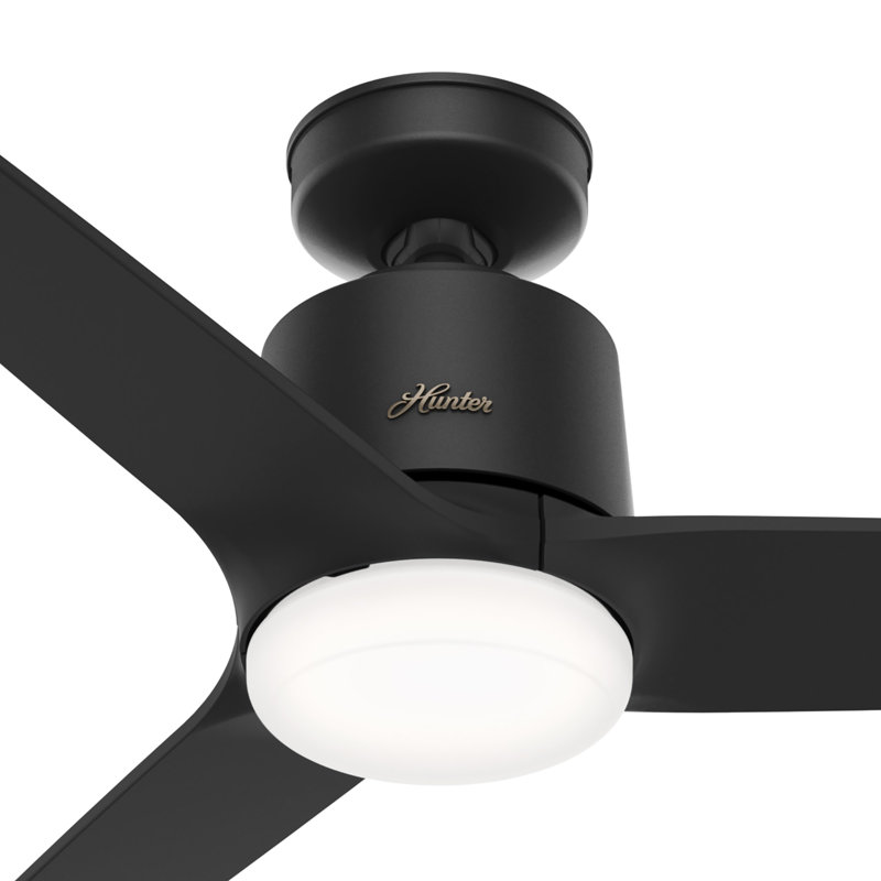 52" Verve 3 - Blade Wi-Fi LED Standard Smart Ceiling Fan With Remote Control and Light Kit Included