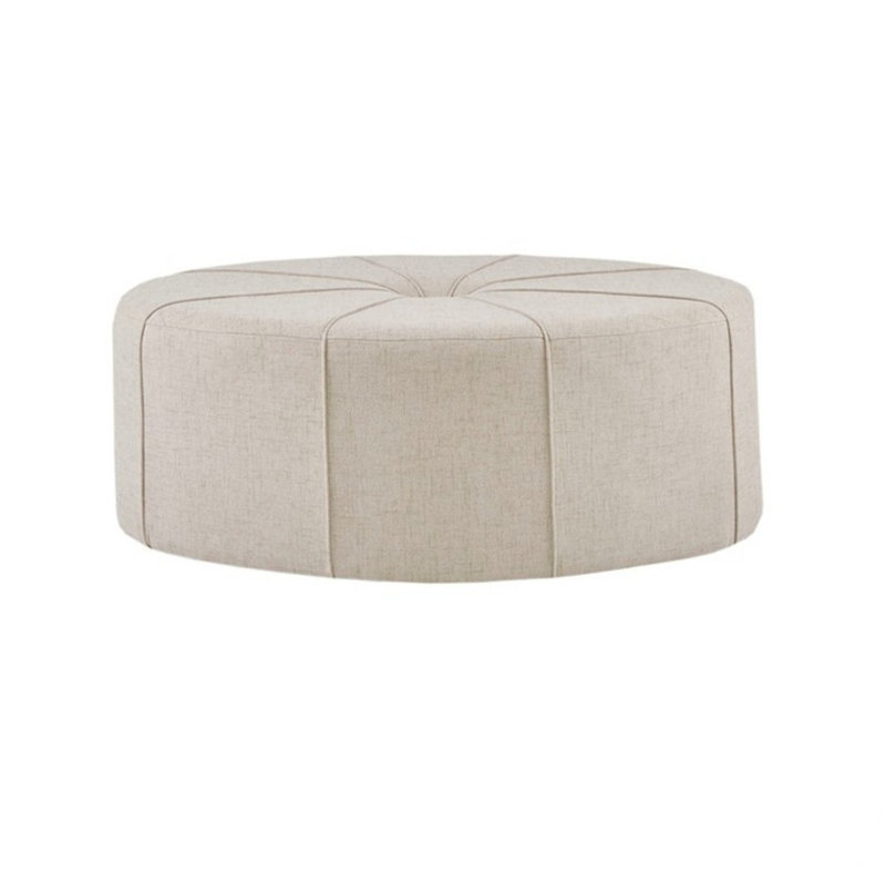 Grand repose-pieds 48 po - Tissu en polyester durable de style moderne avec cadre robuste pour le salon
