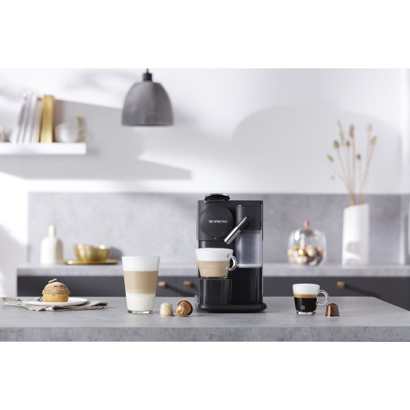 Nespresso Lattissima One Original Coffee and Espresso Machine with Milk Frother by De'Longhi, Black