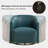 Delwood Vegan Leather Modern & Comfort Swivel Barrel Chair (Set Of 2)-1890958894