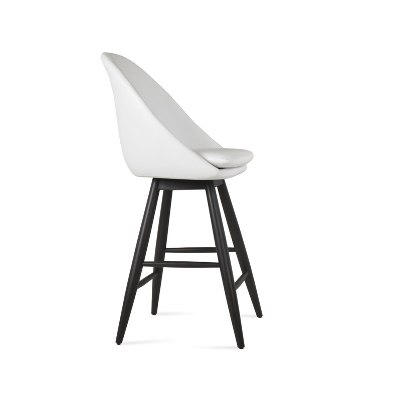Tabouret de bar et de comptoir Avanos, Tabouret de bar (siège d'une hauteur de 32,5 po), Blanc