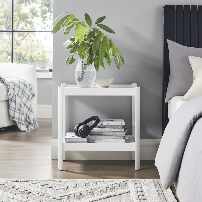 Yukon End Table, White