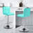 Faux Leather Swivel Bar Stools, Adjustable Counter Height Barstools Chair with Backrest and Footrest-475898521-518786943