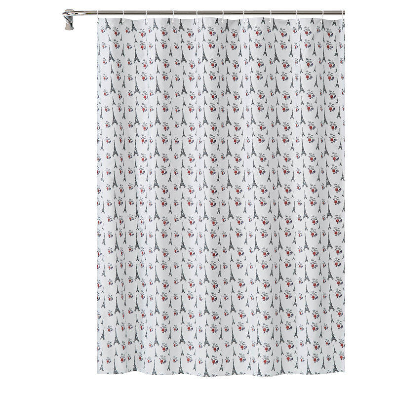 Ensemble 13 pièces de rideau de douche Renfroe + crochets