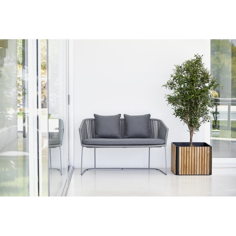 Moments Outdoor Bench, Gray