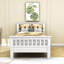 Lit plateforme en bois avec tête de lit Domonick-134938954-134938956