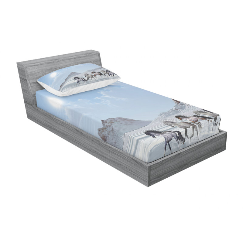 Microfiber Sheet Set, Twin XL Sheet Set with Fitted Sheet