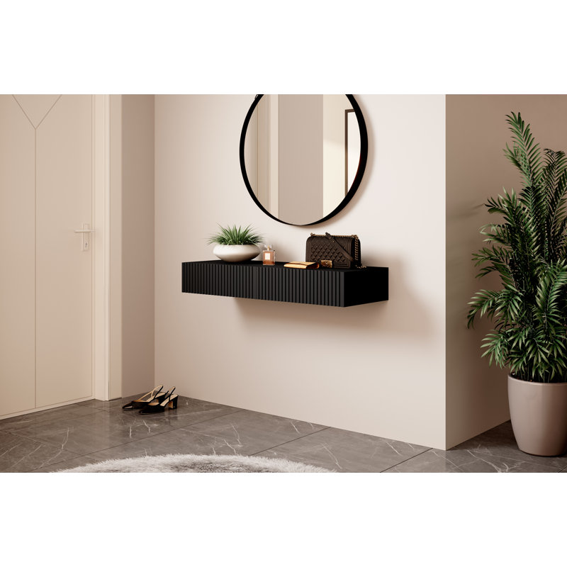 Alusine Writing Desk, Black