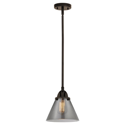 Nouveau 2 - Trond - 1 Light 8" Stem Hung Mini Pendant - LED Bulb 