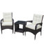 Ensemble de mobilier d'extérieur élégant avec coussins