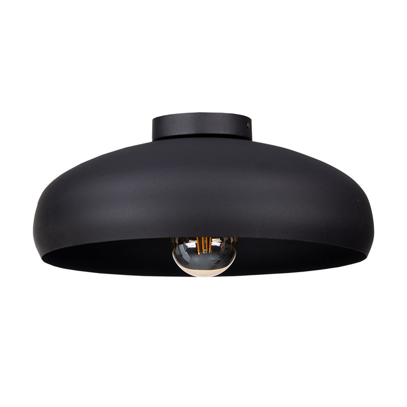 Gavina Semi Flush Mount, Black
