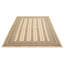 Tapis ivoire en laine noué à la main de conception unique 8 pi x 10 pi 3 po Naim