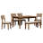 6 - Piece Dining Set, Includes Dining Table, 4 Upholstered Chairs & Bench