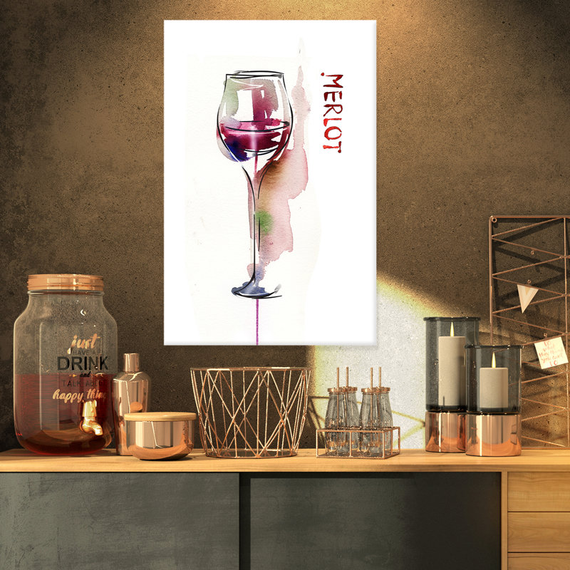 « wine contemporaine », impression sur toile tendue, H 32 po x l 16 po