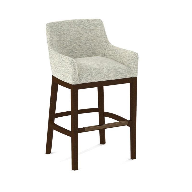 Upholstered Stool, Black, 61698-88