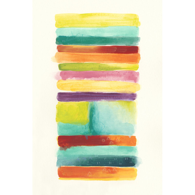 Layer Cake II by June Erica Vess - Painting on Canvas, 76 cm H x 51 cm W, Wrapped Canvas